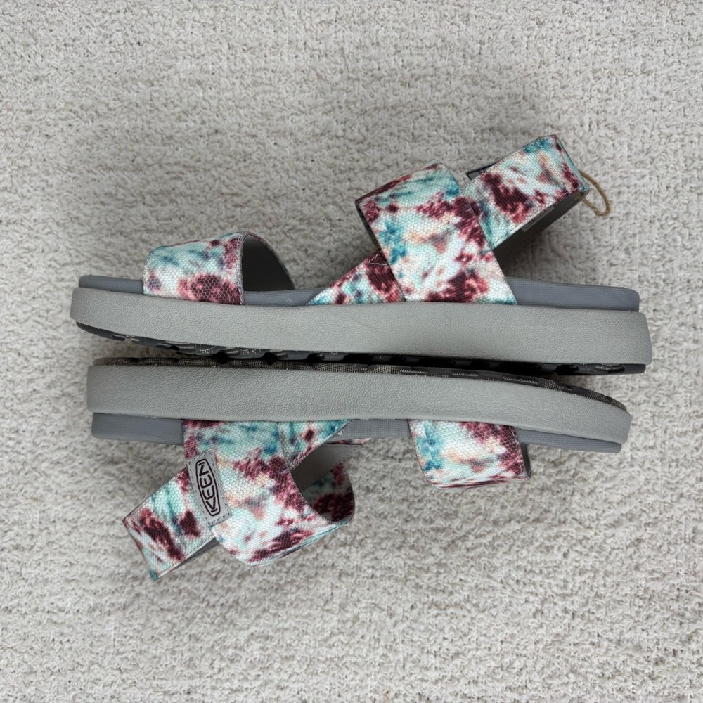 Keen Sandals Womens 8 Elle Backstrap in Andorra Tie Dye Open Toe Strappy 1026043 - Picture 4 of 14